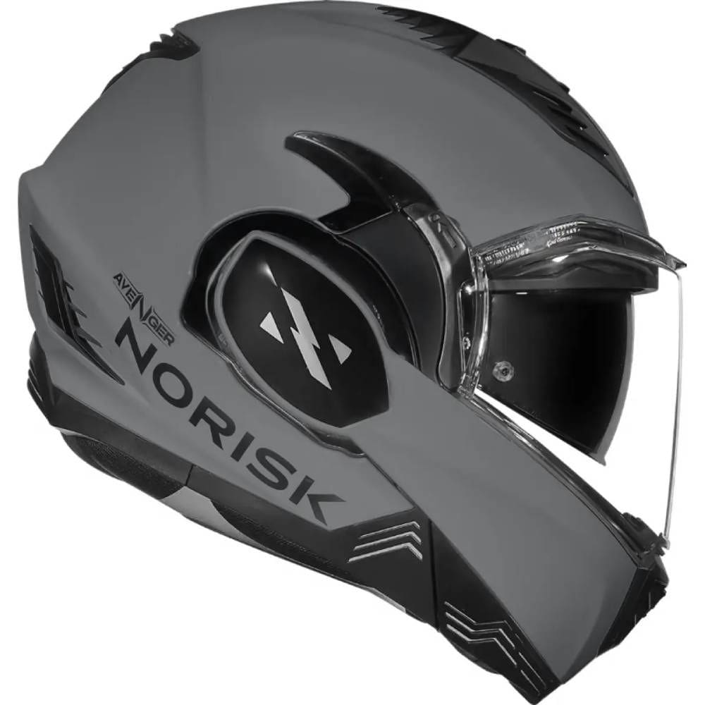 Capacete Norisk Avenger Monocolor Cinza Nardo | Casas Bahia