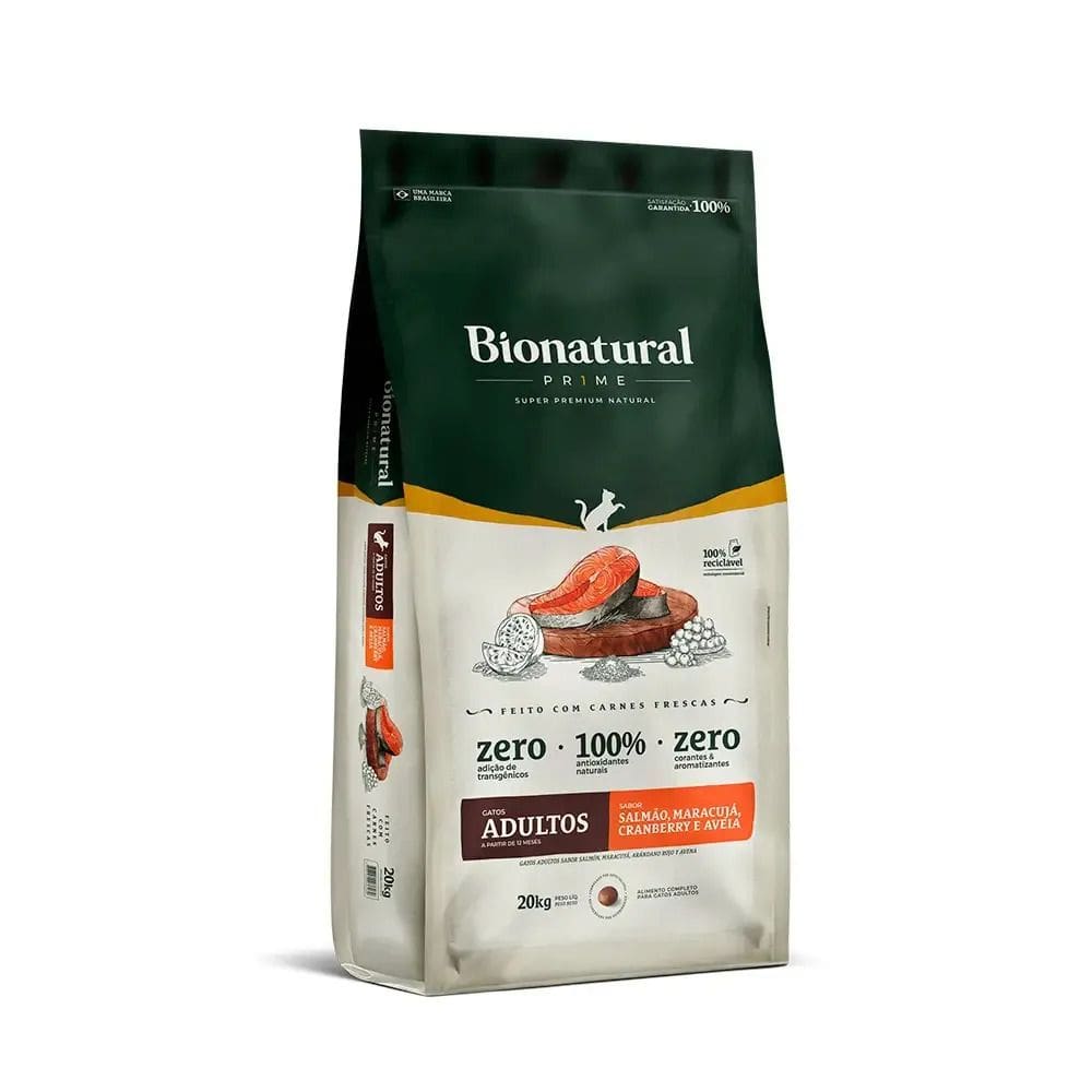 Ração Bionatural Prime Gatos Adultos Salmão 20kg