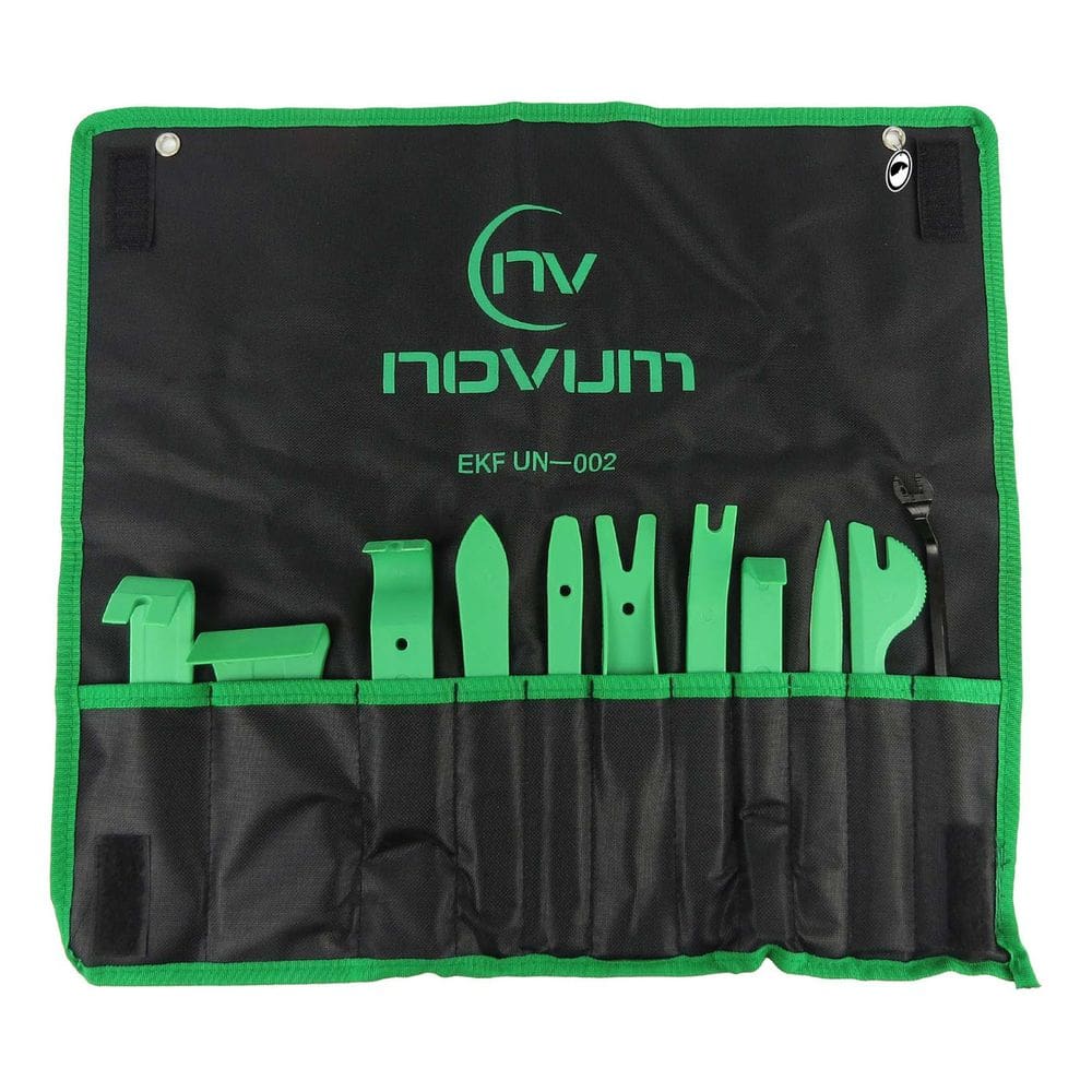 Kit Espátulas Ferramentas 11 peças Nylon Desmontar Forro Painel Molduras