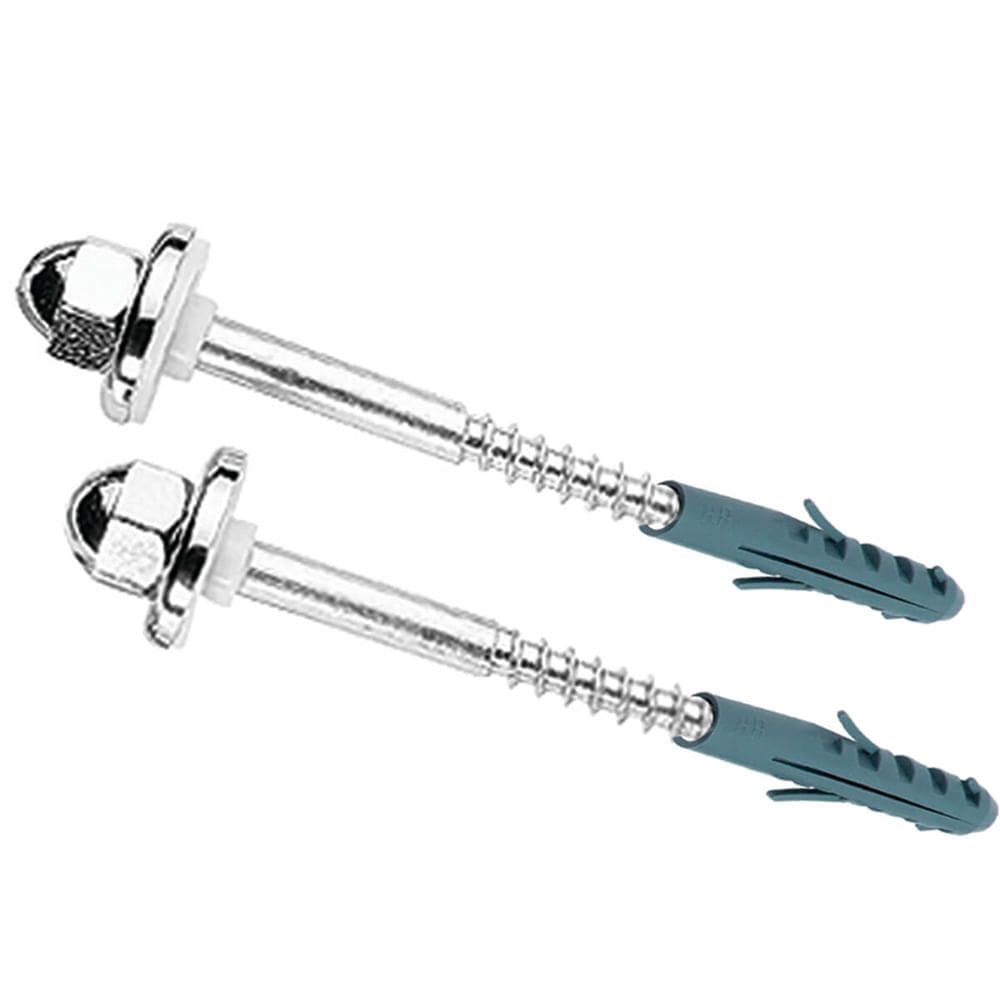Kit com 2 Parafusos para Fixação de Tanque Aço 1020 Cromado 1/4”” x 120mm - VPF950CWG - ESTEVES
