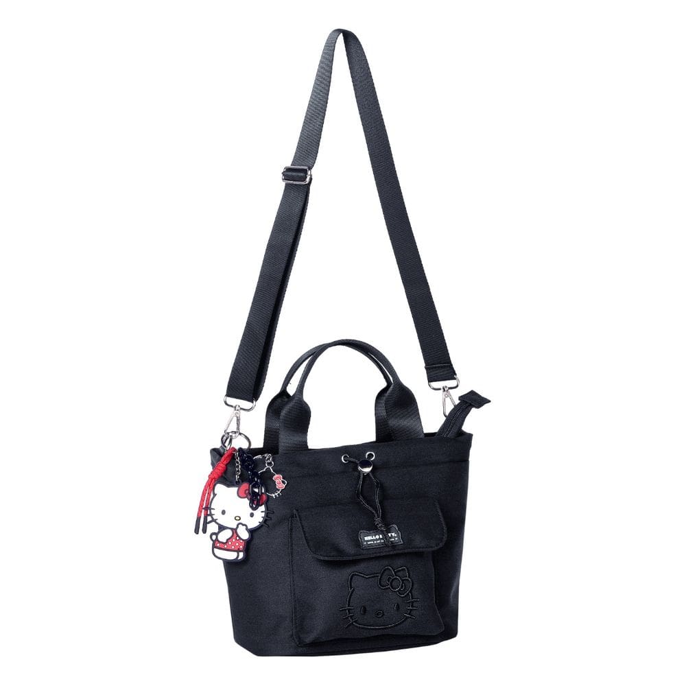 Bolsa Tiracolo Média Hello Kitty Feminina Casual Moderna