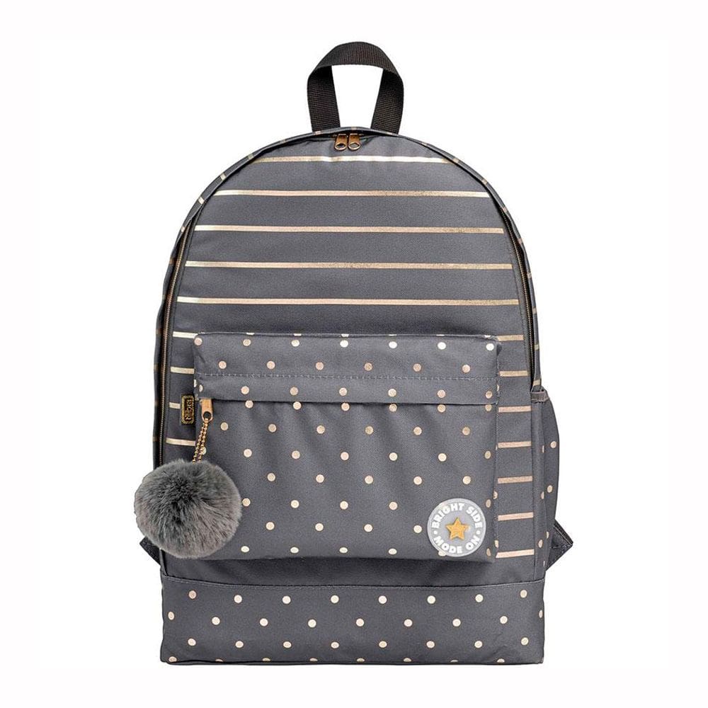 Mochila escolar grande Académie Listras e Poás - Tilibra