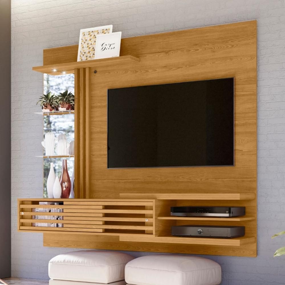 Bancada Suspensa para Sala Domo Prime Cumaru