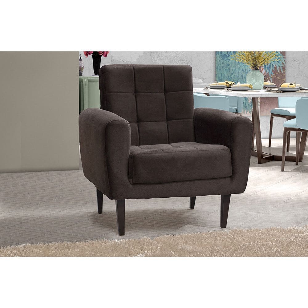 Poltrona Veludo Turkey Livia Matrix