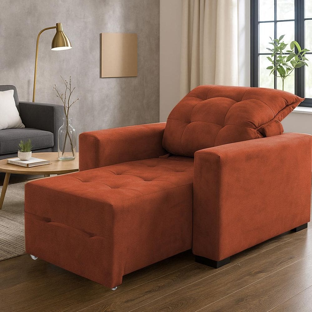 Poltrona Amamentação E Decoração Helena TerraCota