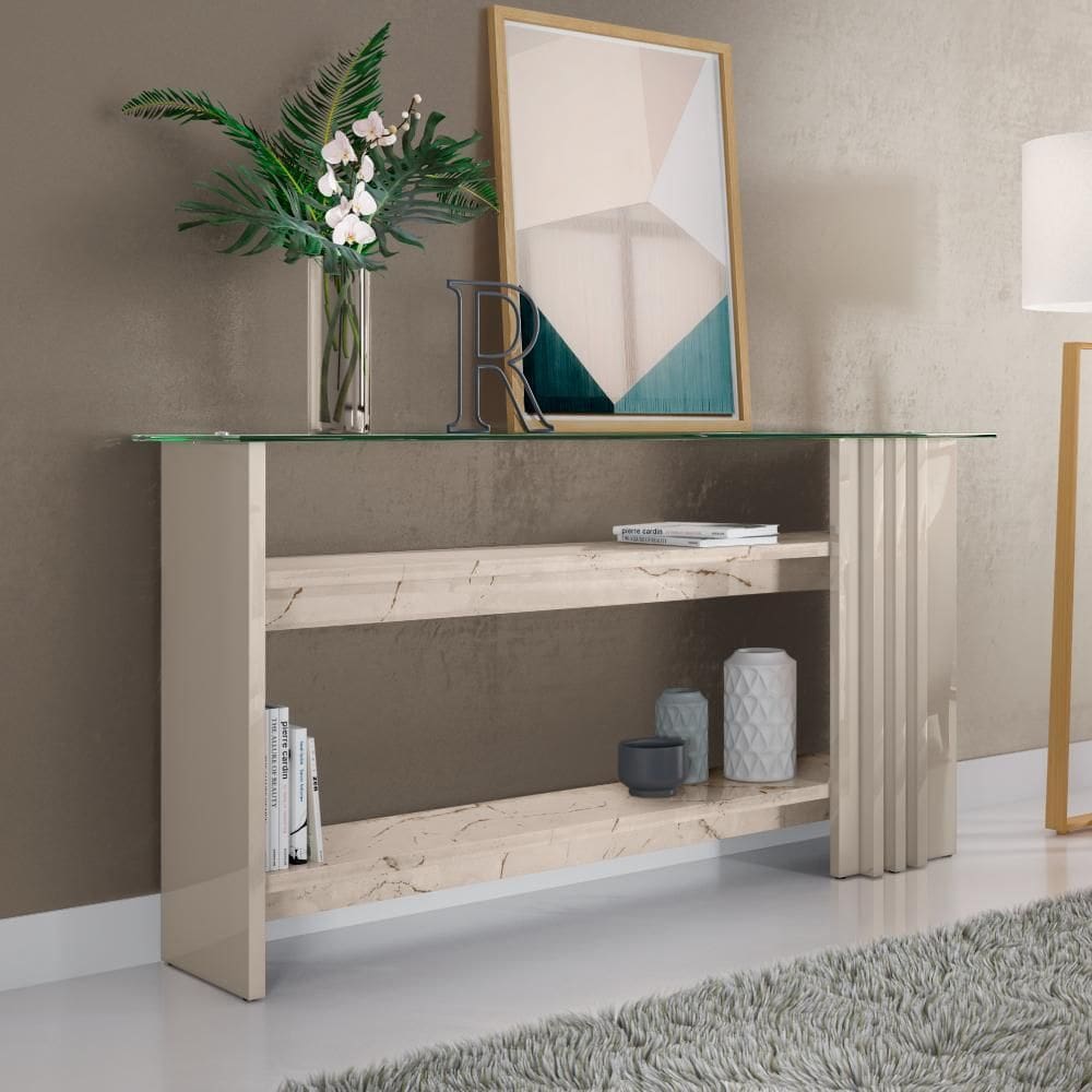 Aparador Domo para Sala Cinamomo/Off-White