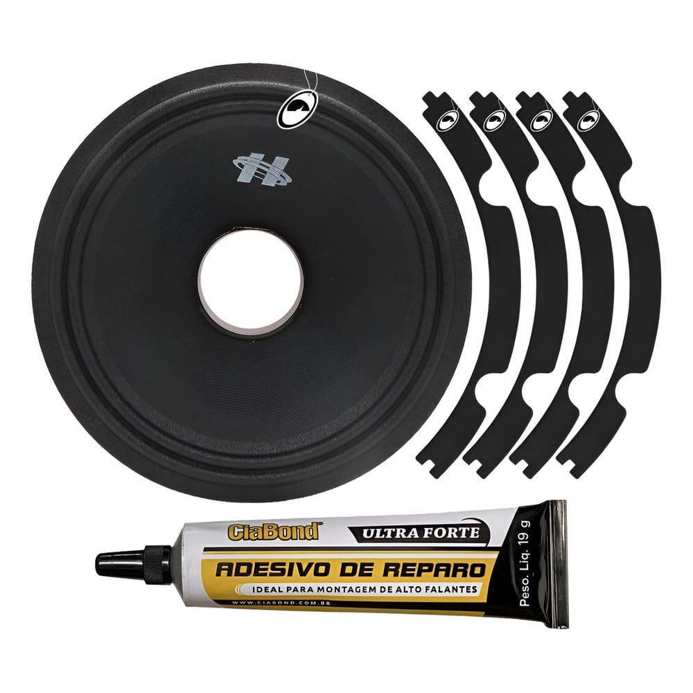 Kit Reparo Midbass Hurricane MB 8K 400W RMS 8 Ohms