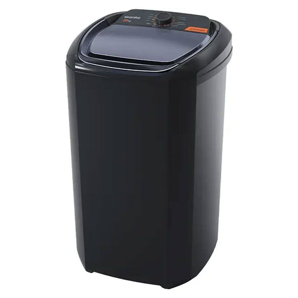 Lavadora de Roupa 20 Kg Preto Premium Plus Wanke - 220v - Lwbe201t