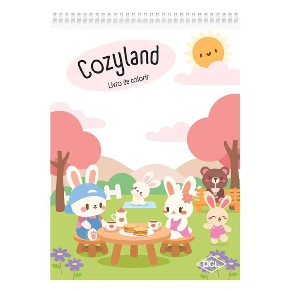 Cozyland - Livro De Colorir - Coelho - Vol. 3