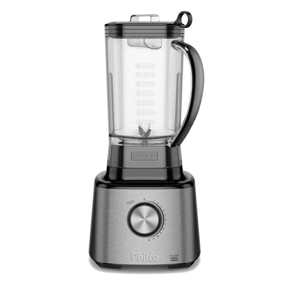 Liquidificador Philco Turbo PLQ2100PI Preto com Inox 220V