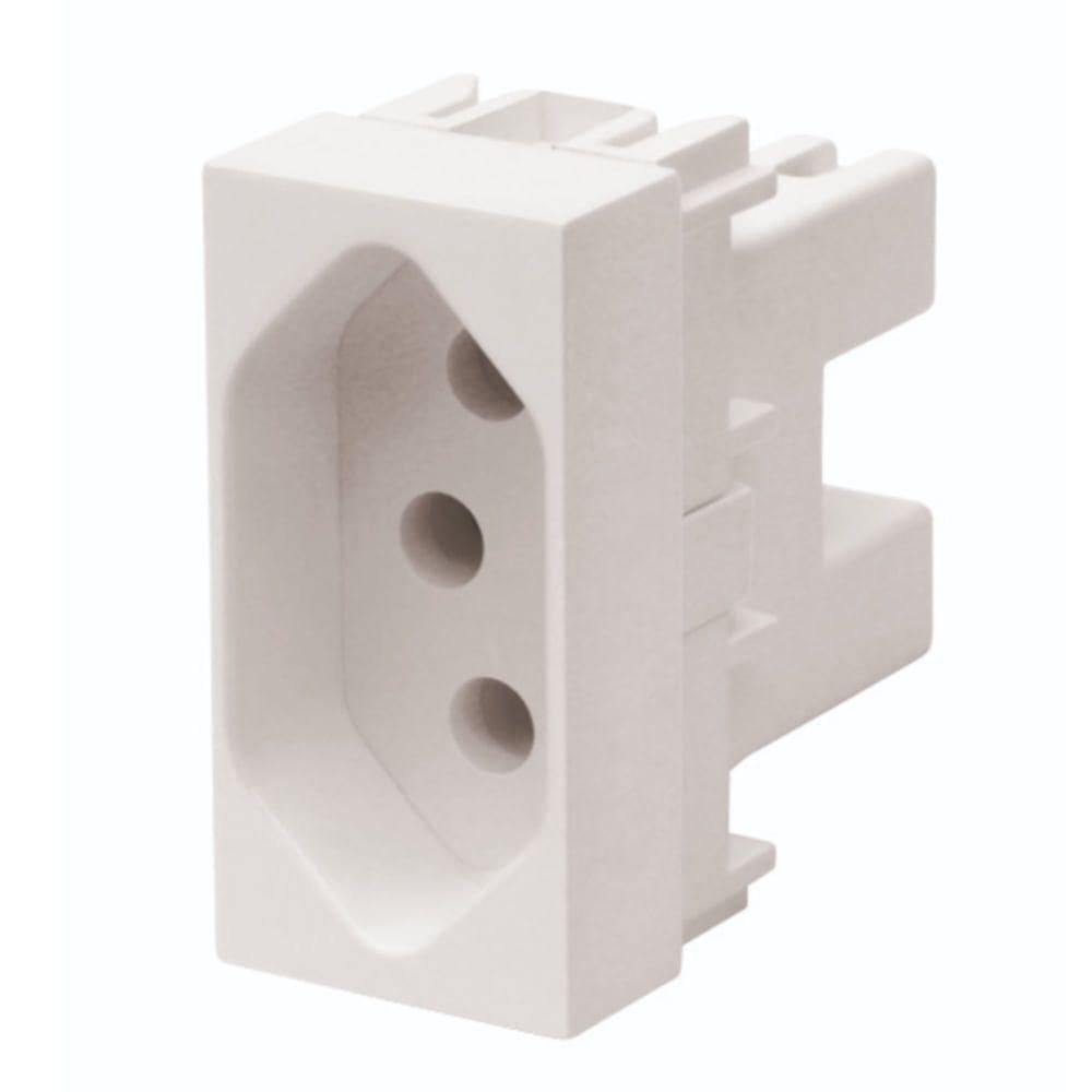 Módulo Tomada 2p+t 20a 250 Volts Habitat - 2062 - Fame Tomada Padrao 2p+t 20a 250v Fame