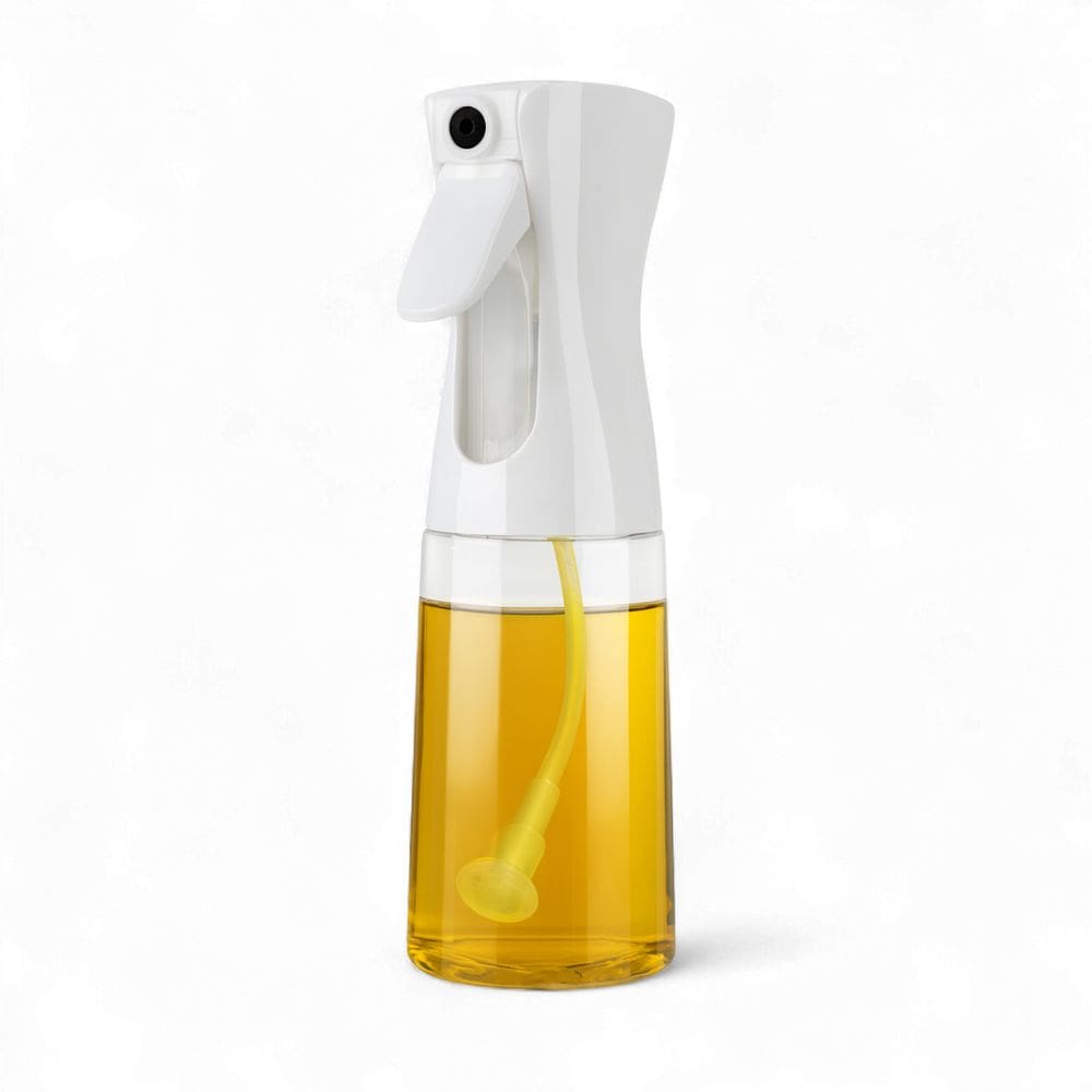 Spray Pulverizador 200ml Branco para Óleo Vinagre e Azeite com Gatilho Cozinha