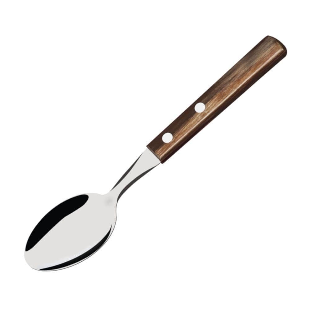 Colher De Mesa Em Inox Polywood Castanho - 21103490 - Tramontina