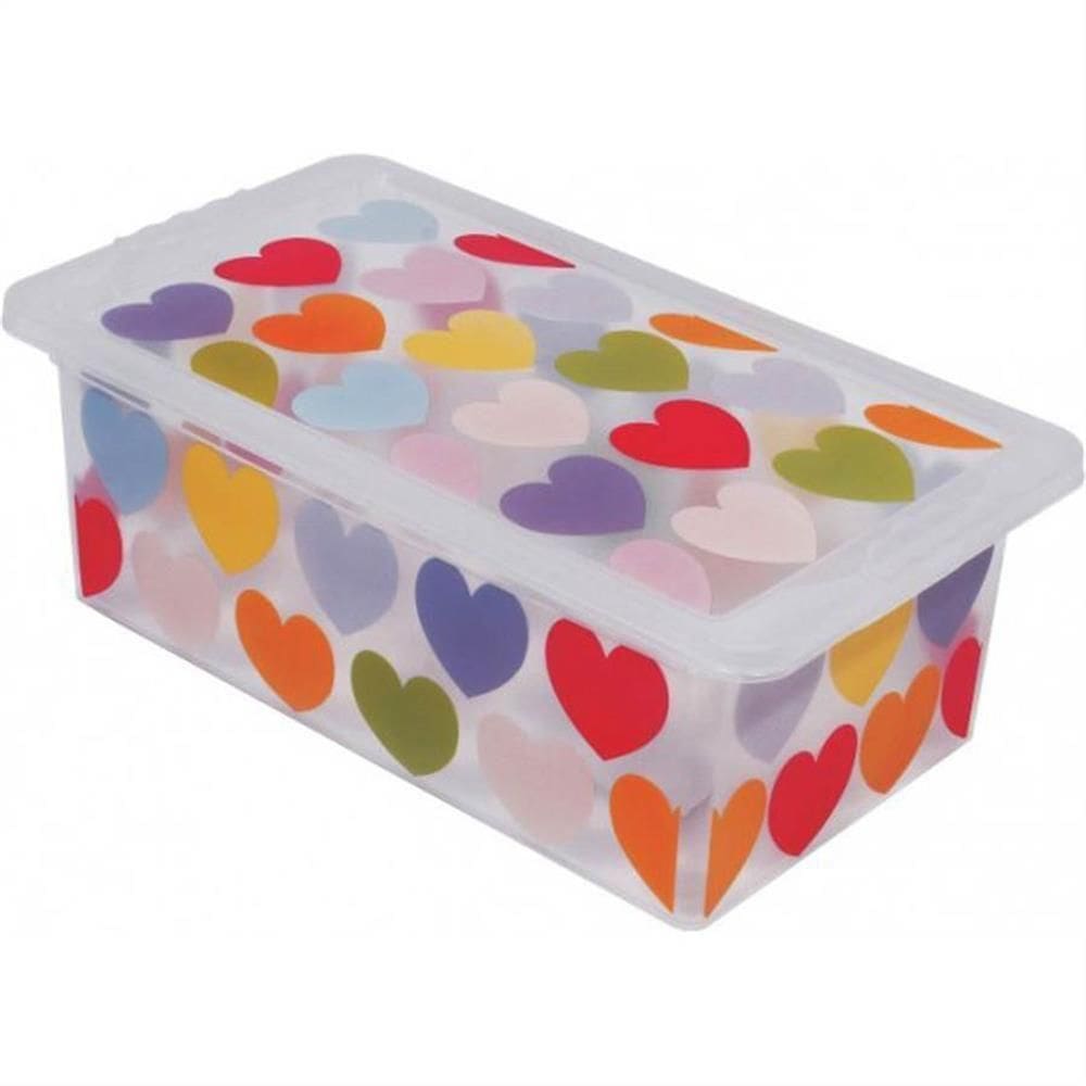 Caixa Organizadora 5,5 Litros Coração - Or16l-04 - São Bernardo Caixa Org. Container 5,5l Coracao Or16l-04