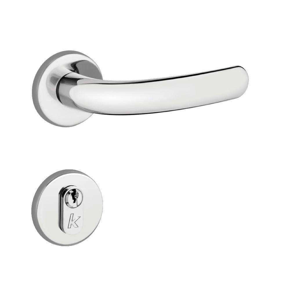 Fechadura Externa Mille 40mm Cromada - K13-10-005 Zcr - Lockwell