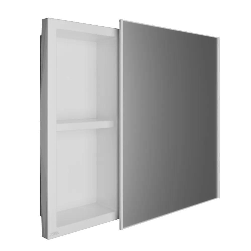 Armário 54x46x10cm Plástico Com Nicho - A63*br1 - Astra Armario 54x46x10cm Plastico C- Nicho A63-br1 Astra