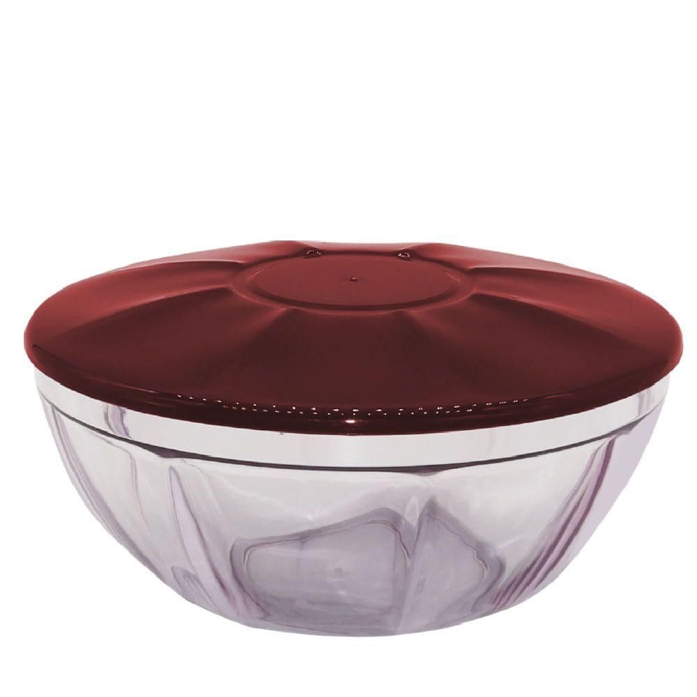 Tigela Grande Com Tampa 3 Litros - Tg625 - Monte Líbano Tigela Grande C-tampa 3l Delta Tg625