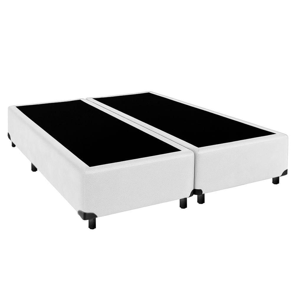 Cama Box Queen Branco Nature 158x198