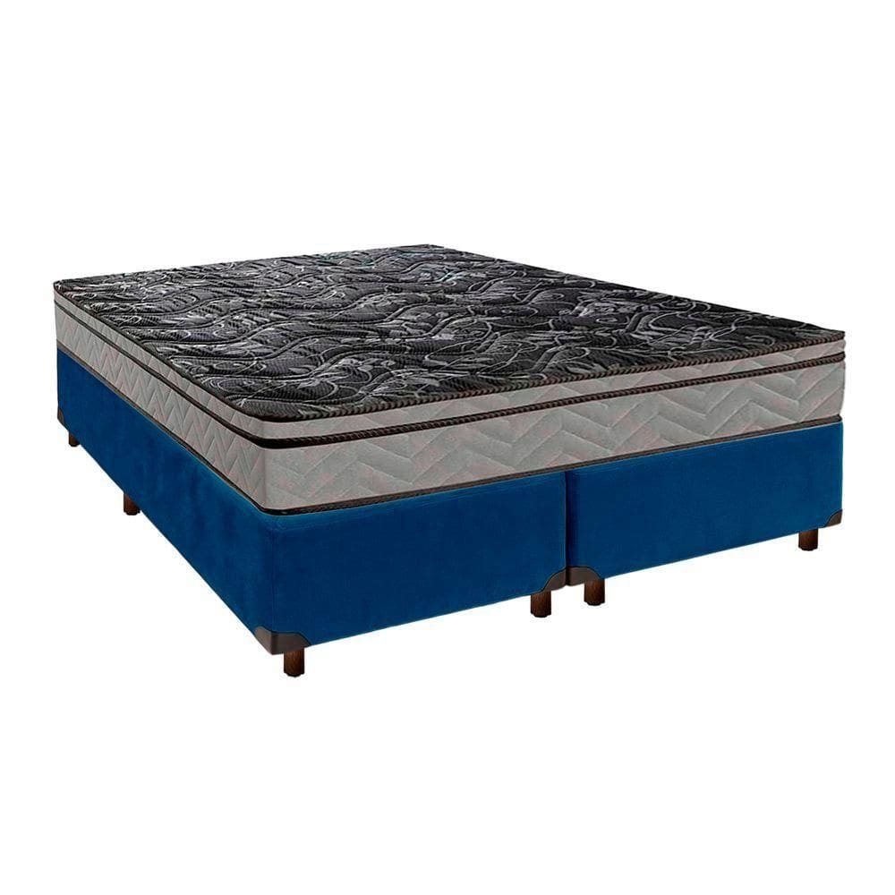 Colchão Casal D28 + Box Blindado - Conforto Paropas