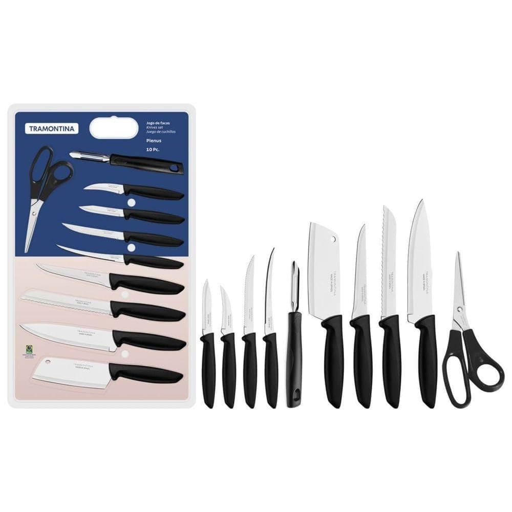 Jogo De Facas Plenus 10 Peças - 23498065 - Tramontina