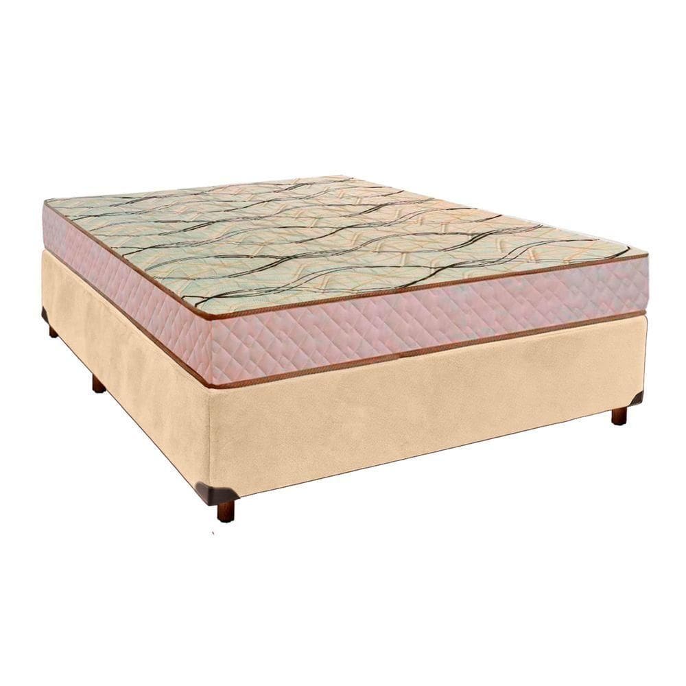 Colchão Casal D33 + Box Perola - Maxsono Paropas