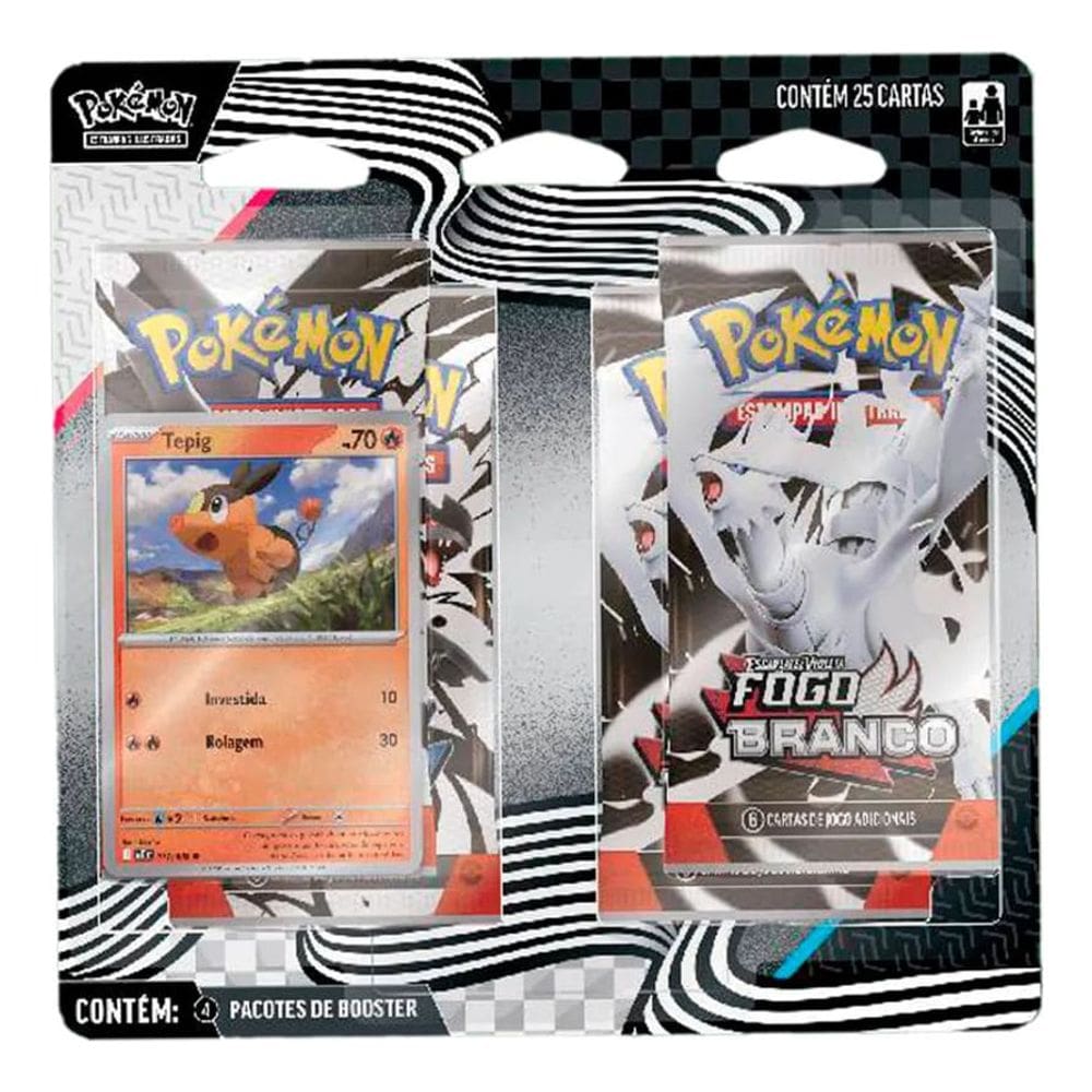 Cartas - Pokemon Fogo Branco - Tepig COPAG DA AMAZONIA