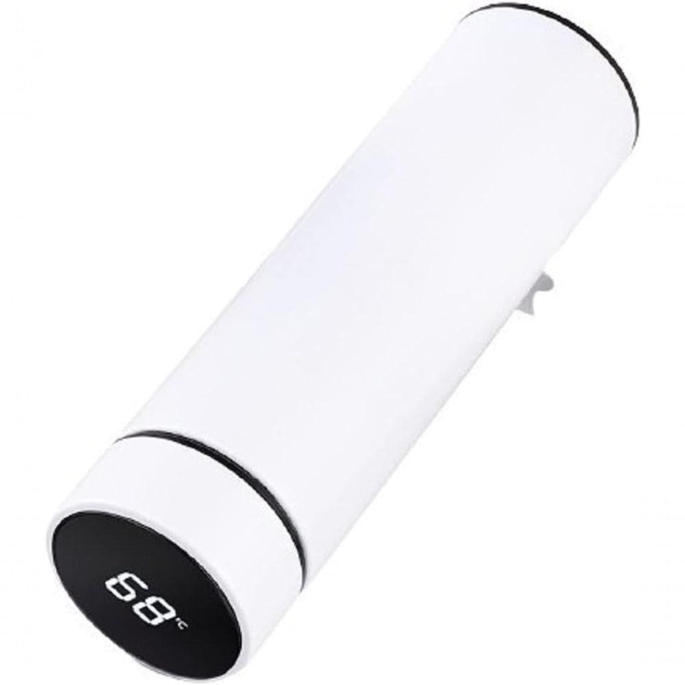 Garrafa Termica Com Visor Led - Branco Térmica Inox 500ml
