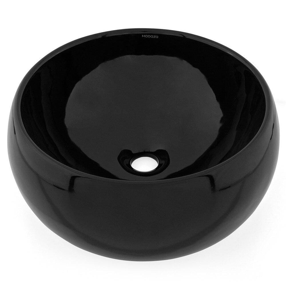 Cuba de Apoio Redonda Modaza Turim Nero, Preta