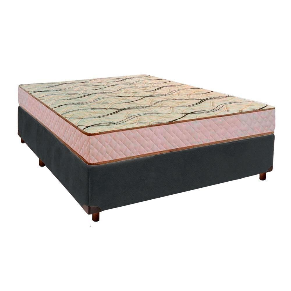 Cama Box + Colchão Casal D33 Maxsono Paropas