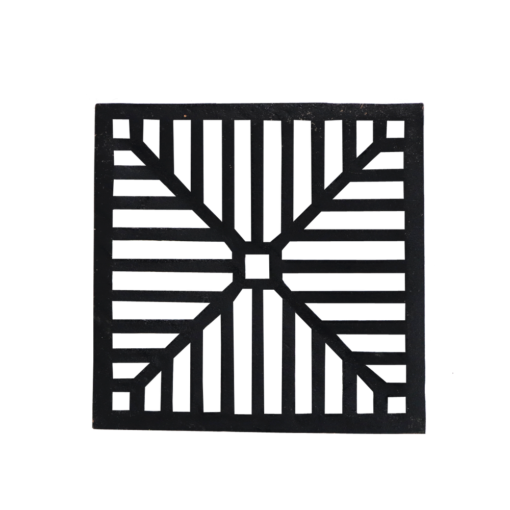 grelha ferro fundido concavo na medida 30x30