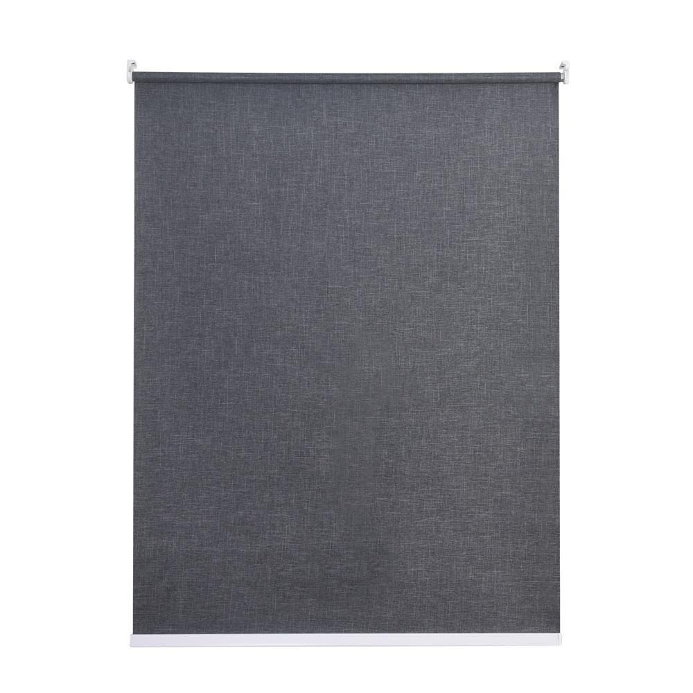 Persiana Bloom Blackout Linho Cinza Escuro 120X160