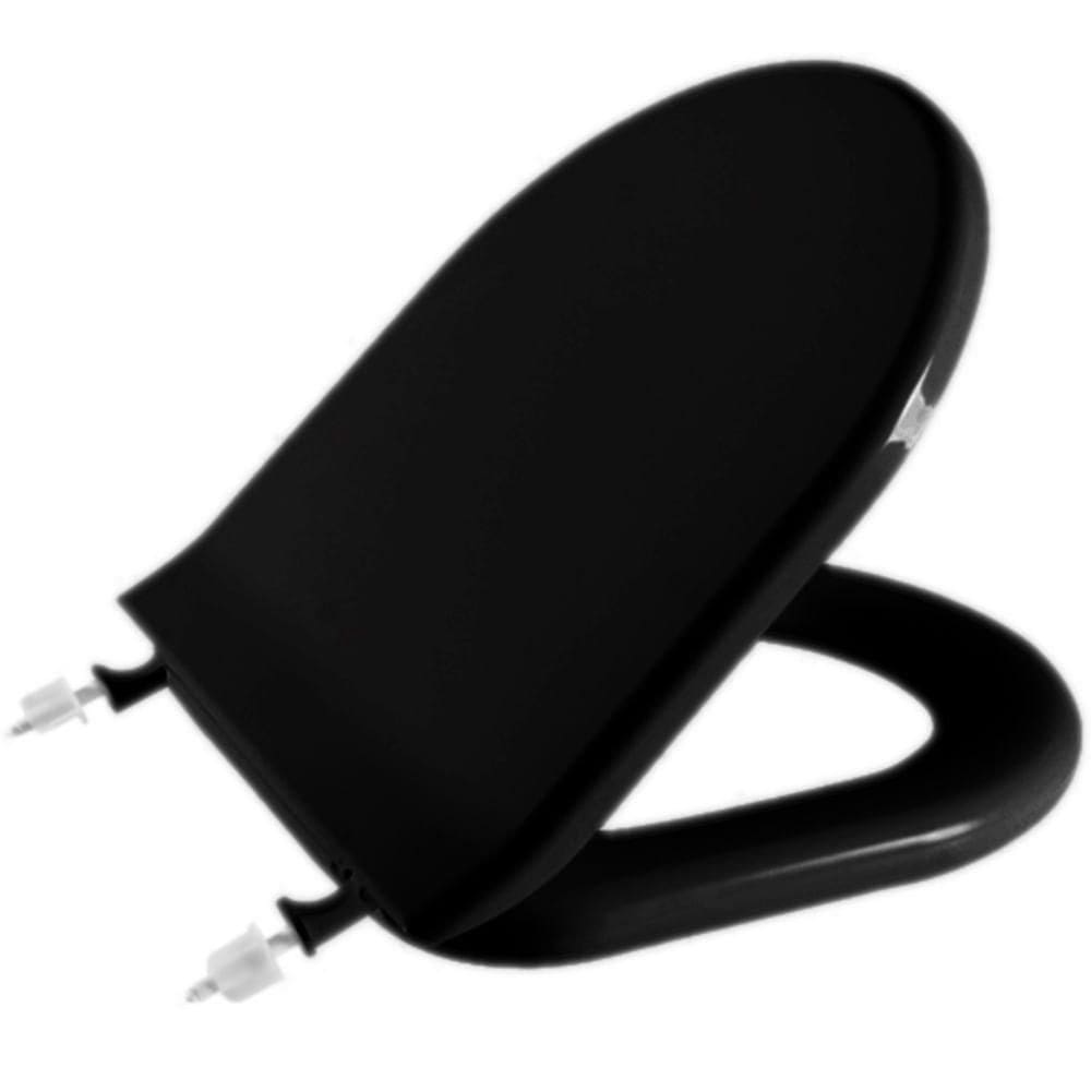 Assento Sanitário Calypso Almofadado Preto - Tcp-k*pr-02 - Astra