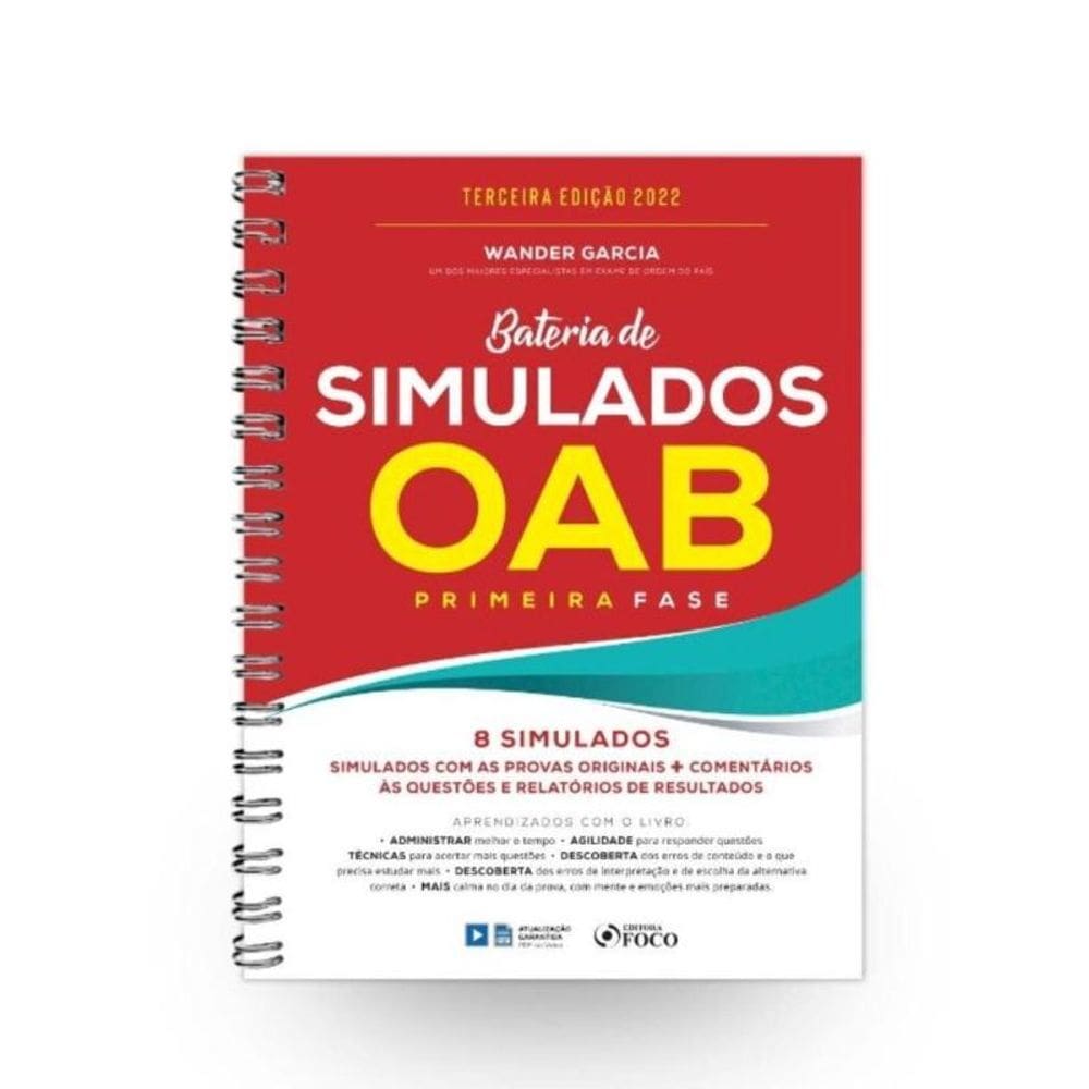 Bateria De Simulados Oab 1ª Fase - 03Ed/22