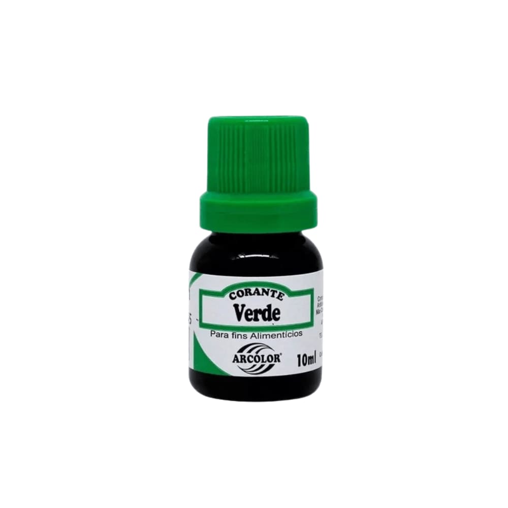 Corante Líquido Verde com 10ml Arcolor