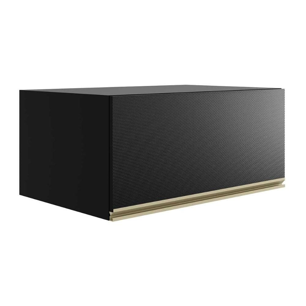 Armário Aéreo p/ Cozinha Proença c/ 1 Porta Basculante 80cm Nogueira/Carbono Prime TX - Demóbile