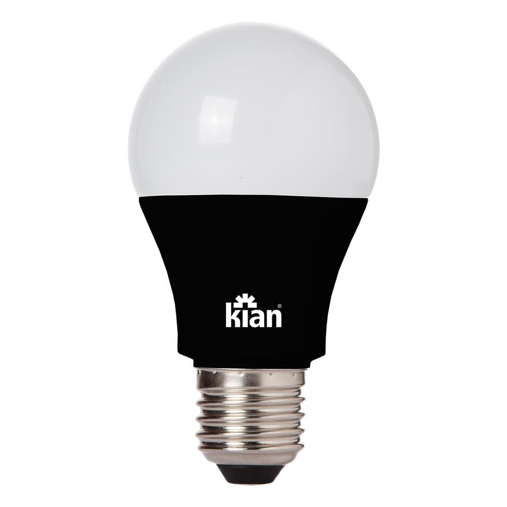 Lampada Led Bulbo A 9W Luz Negra Neon Efeito Bivolt E27 Kian