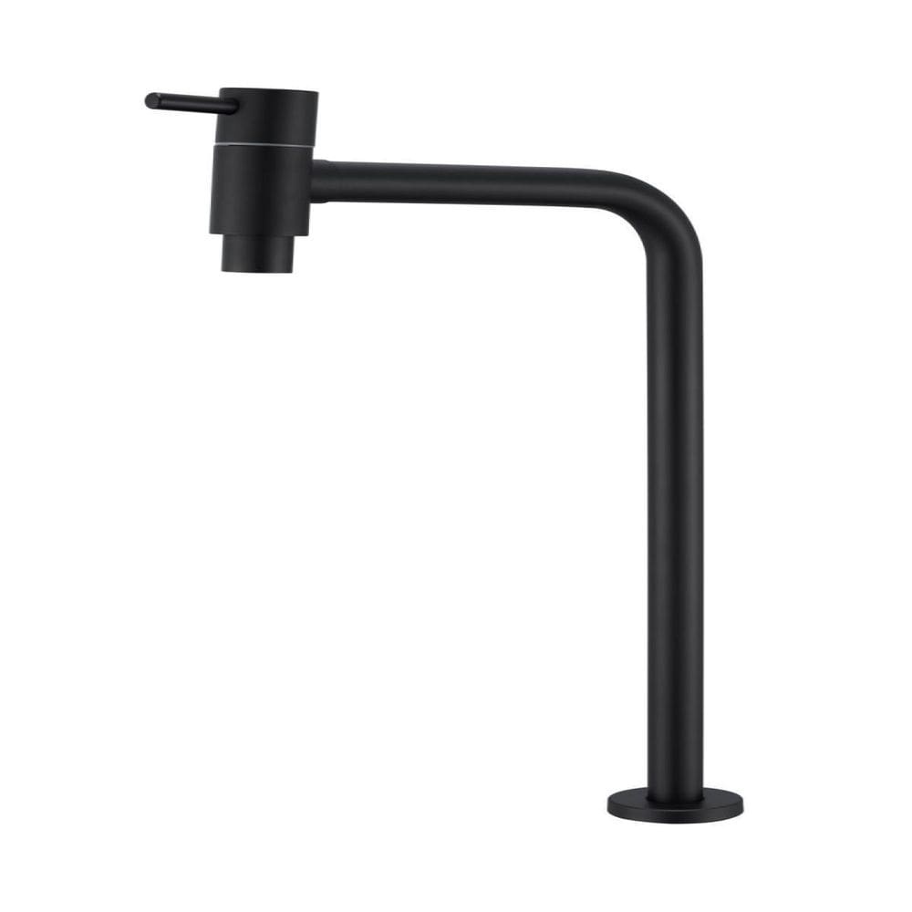 Torneira Banheiro Lavatório Inox Mesa Longa 35 Cm Preta