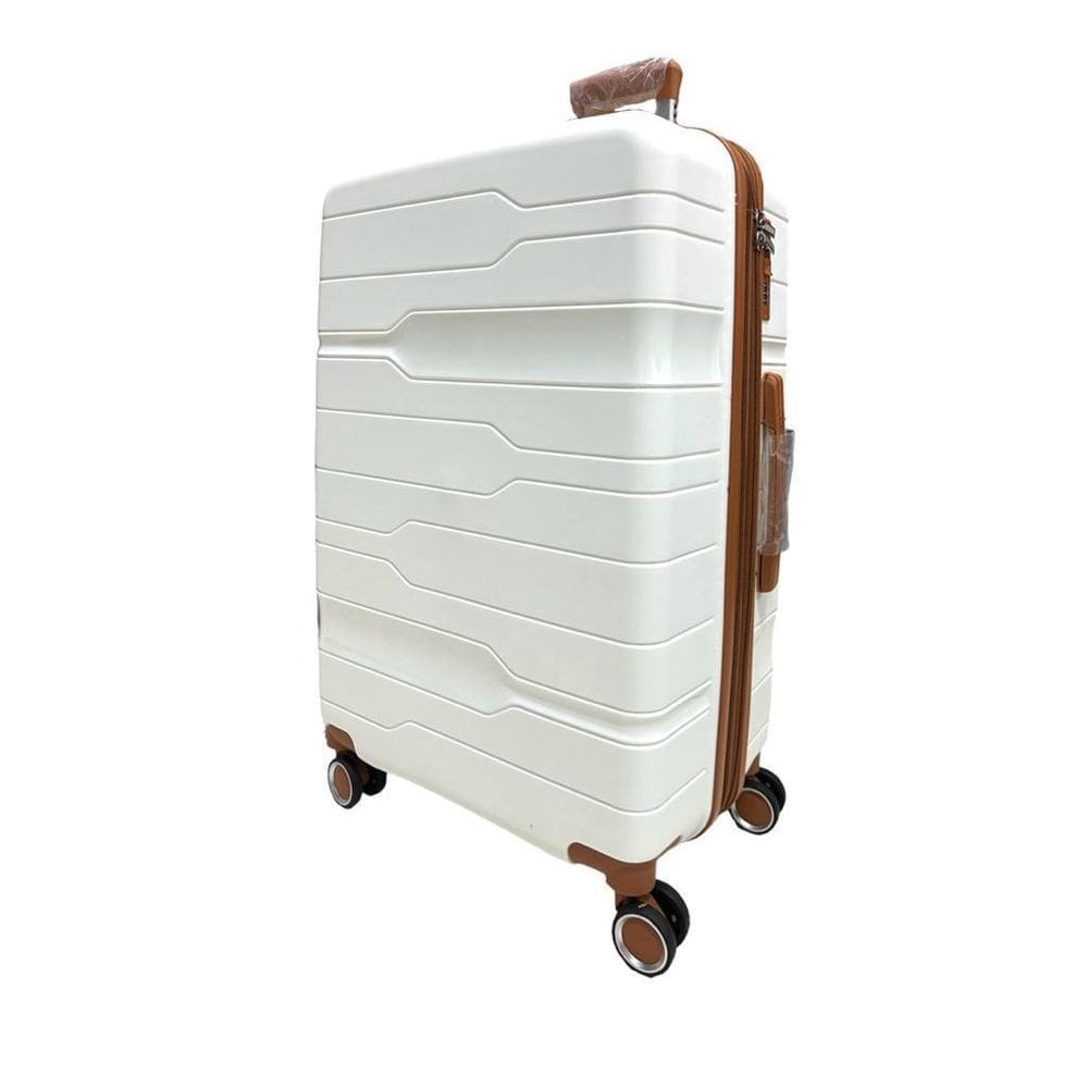 Mala Grande 32Kg Polipropileno Inquebrável Branca Ultra Leve