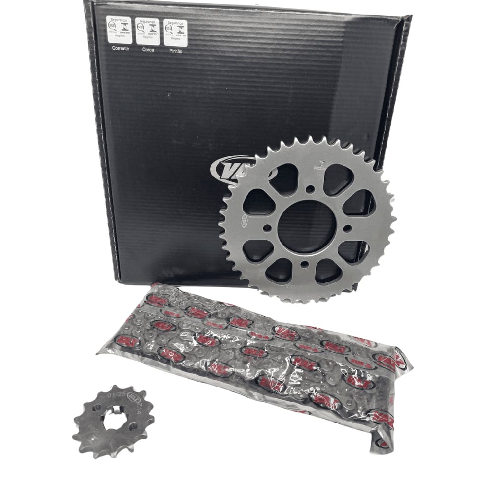 Kit Relacao Transmissao Completo Haojue Chopper Road150 Cbs 2018 Em Diante  D00357x