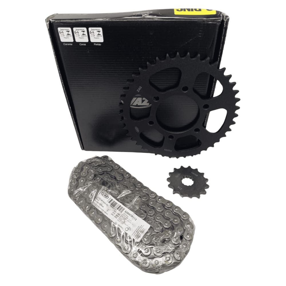 KIT RELACAO TRANSMISSAO VAZ COMPLETO KAWASAKI Z1000 2010 à 2014 K02377X