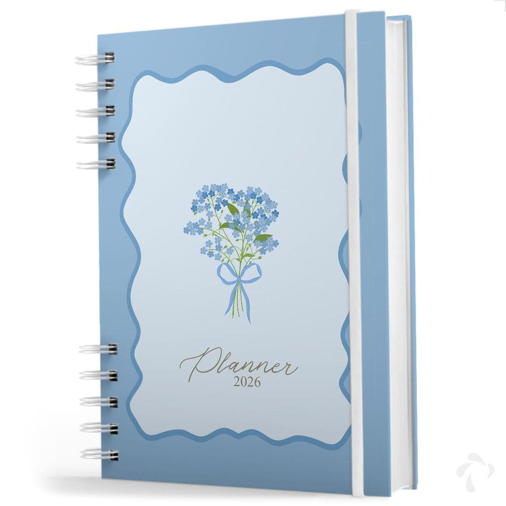 Agenda Planner Visão Semanal Capa Dura Coleção Lines Serene