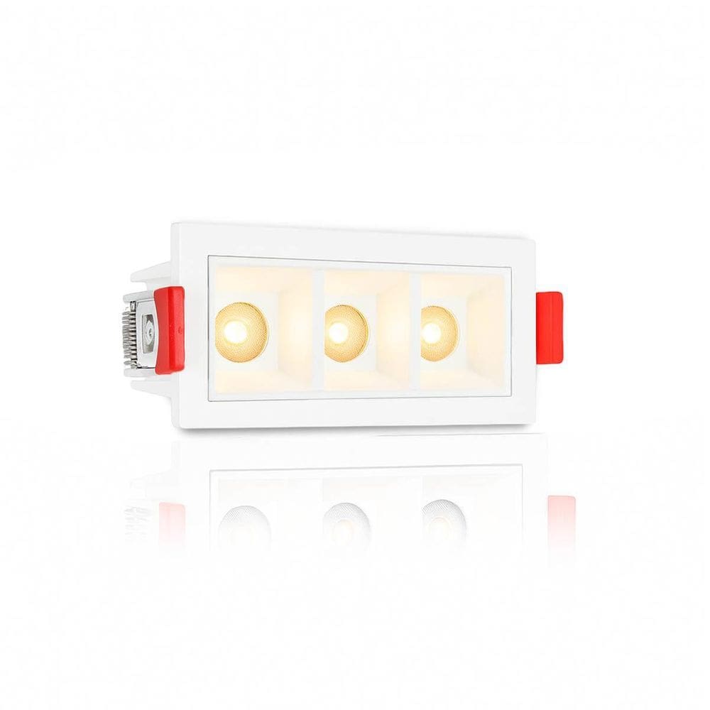 Spot Mini Downlight Triplo Embutir Micro Sala Jantar Bet90