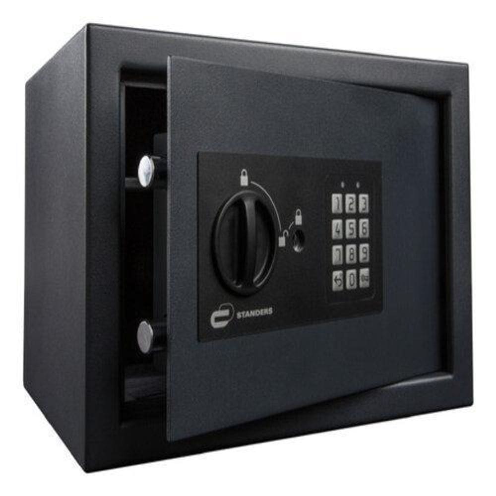 Cofre Digital Aço Senha E Chave 25X35X25Cm - 15 Litros