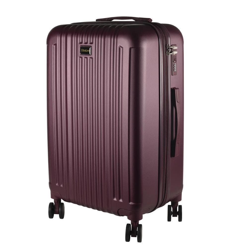 Mala Grande 35Kg Expansível Vinho Maldivas Ultra Leve