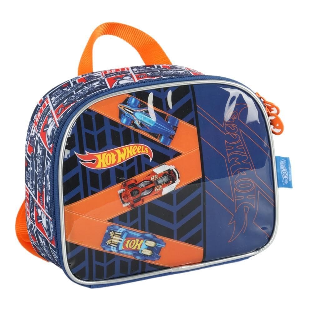 Lancheira Térmica Hot Wheels Azul Luxcel La41493Hw