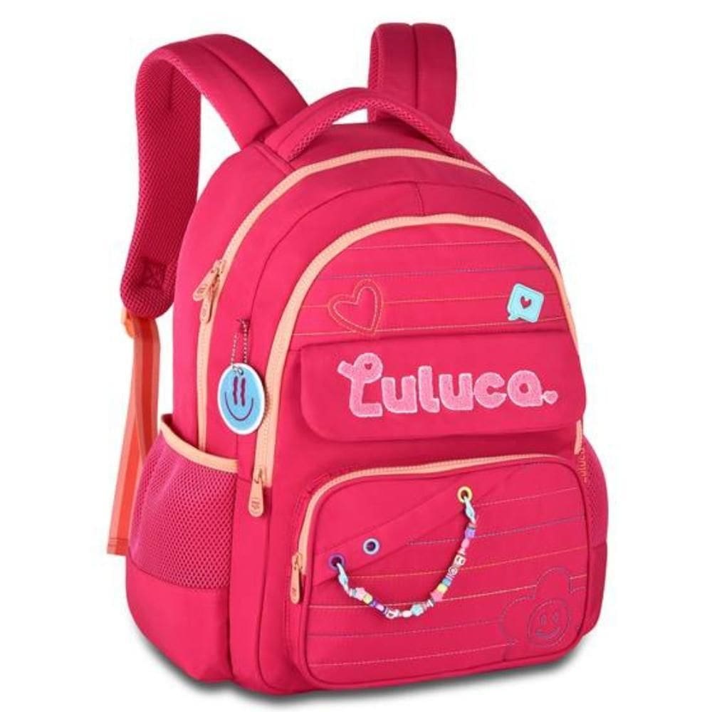 Mochila De Costas Em Crinkle Oficial Luluca Lu24610