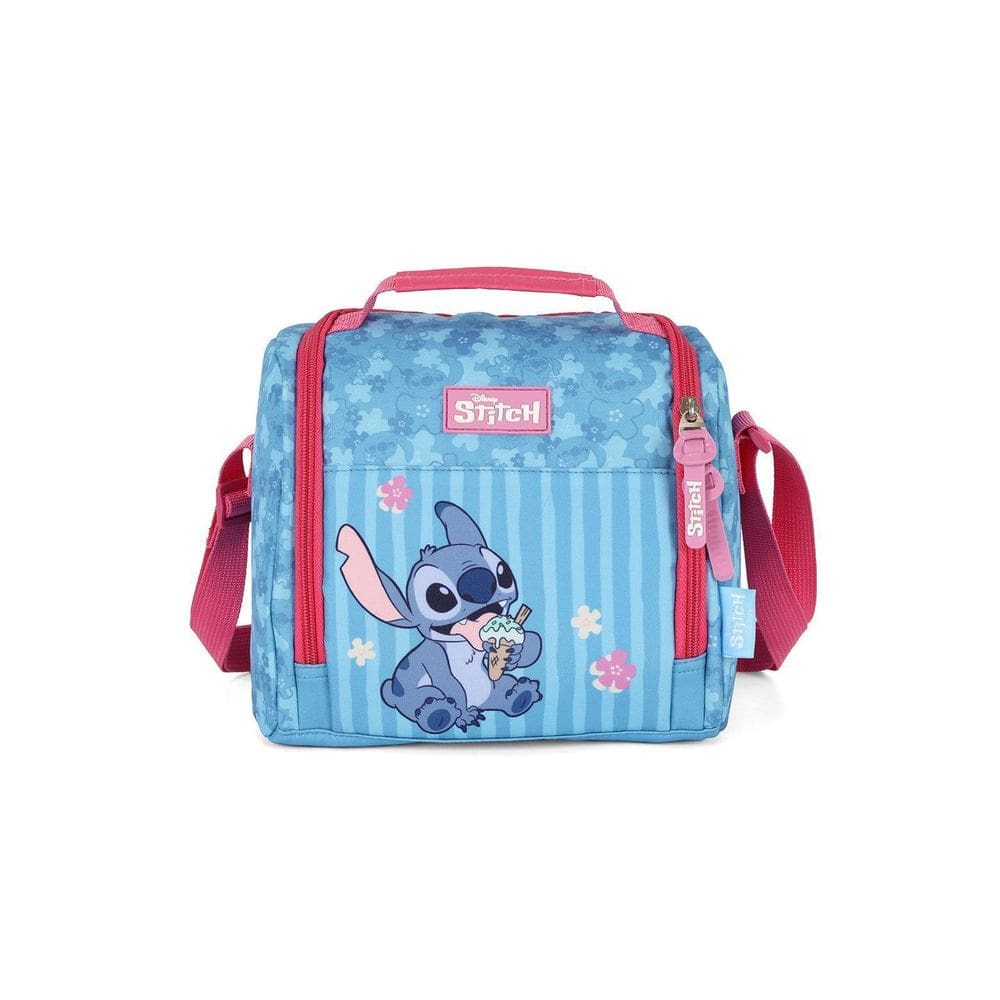 Lancheira Térmica Stitch E Angel Disney Meninas Escolar Kids