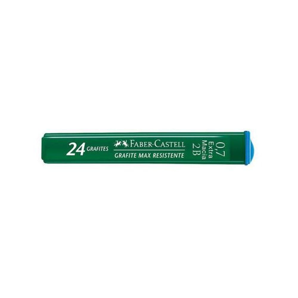 Grafite Técnico 0.7mm 2B Polymer c/ 24 minas FABER-CASTELL