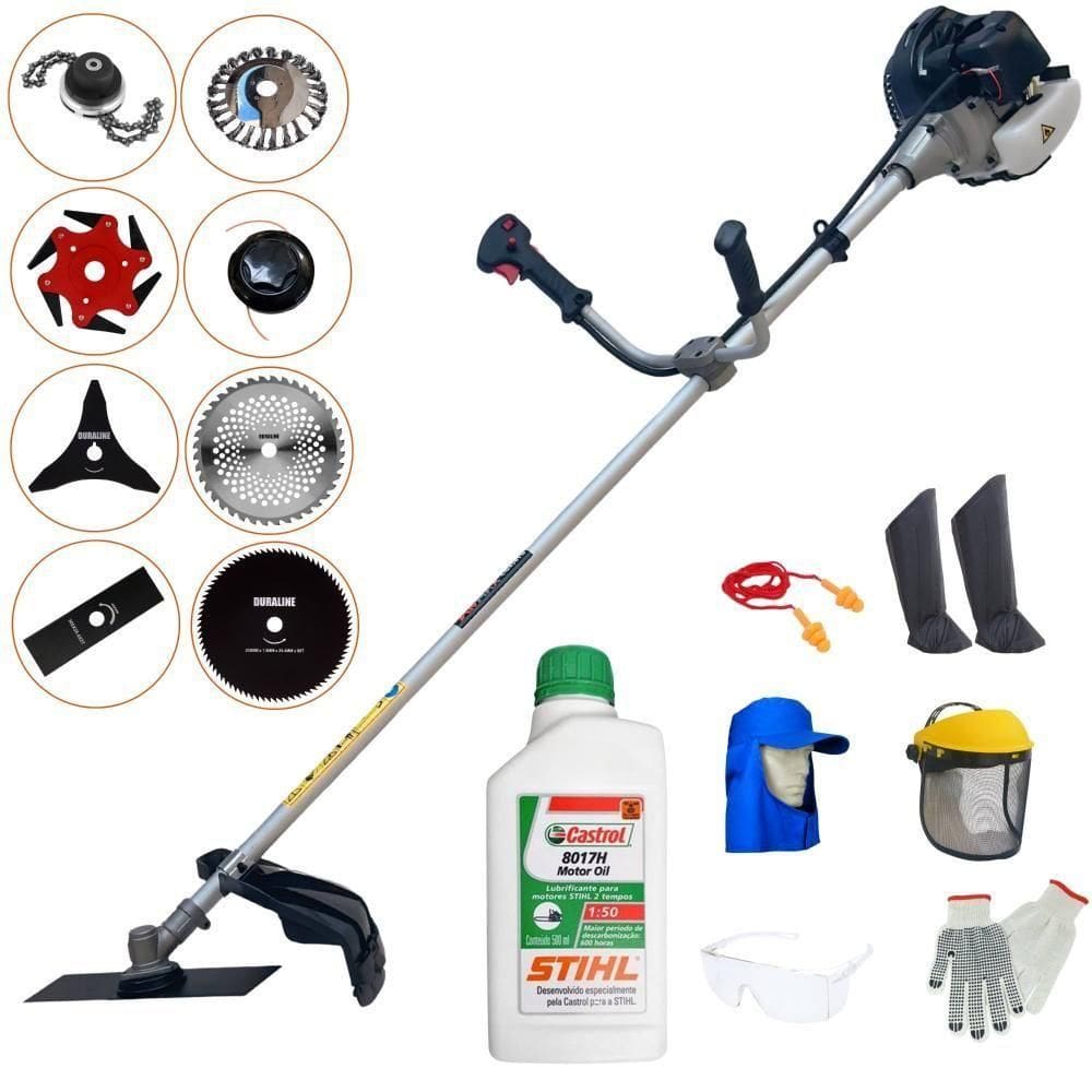 Aparador Grama Anmax Cg430b 1,7hp 8 Em 1 + Epi + Óleo Stihl