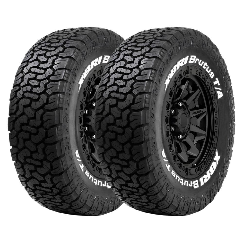 Pneu Xbri Brutus 255/55R19 AT Letras Brancas Aro 19 116/112R 10 Lonas Kit2